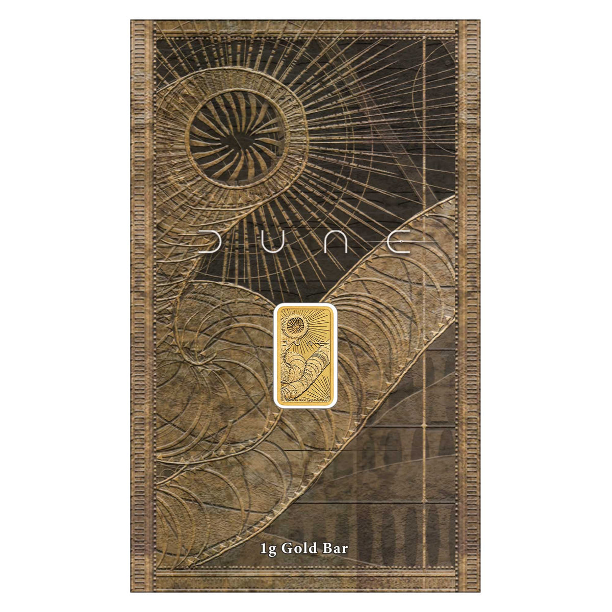 2026 Perth Mint - Dune 1G Gold Minted Bar on Card