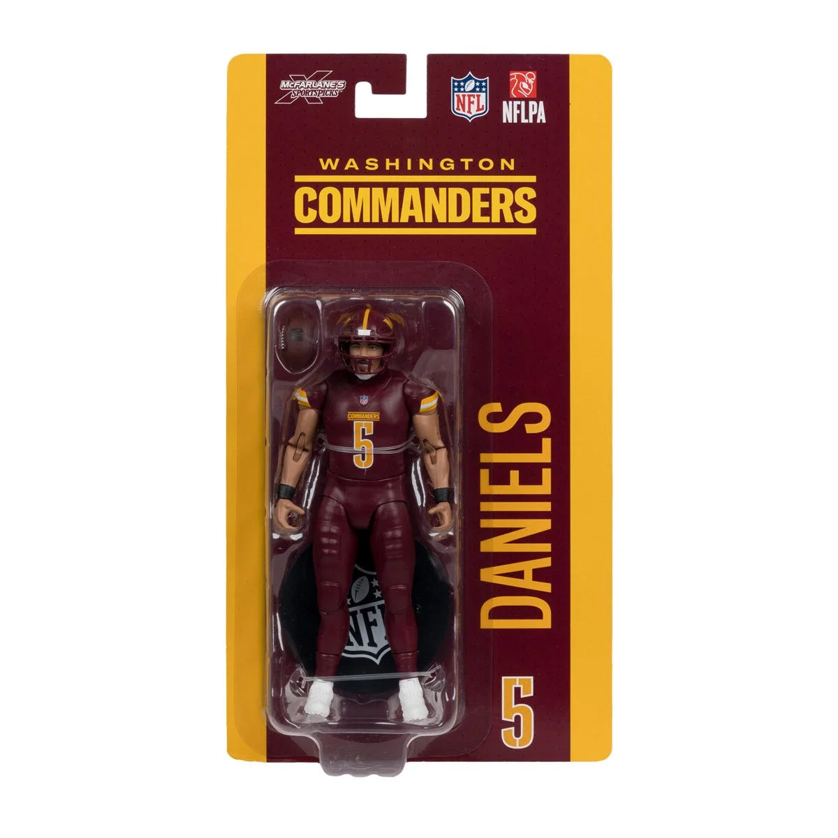 NFL McFarlane's SportsPicks Wave 2 Washington Commanders Jayden Daniels 6-Inch Action Figure (PRE-ORDER NOVEMBER 2026)