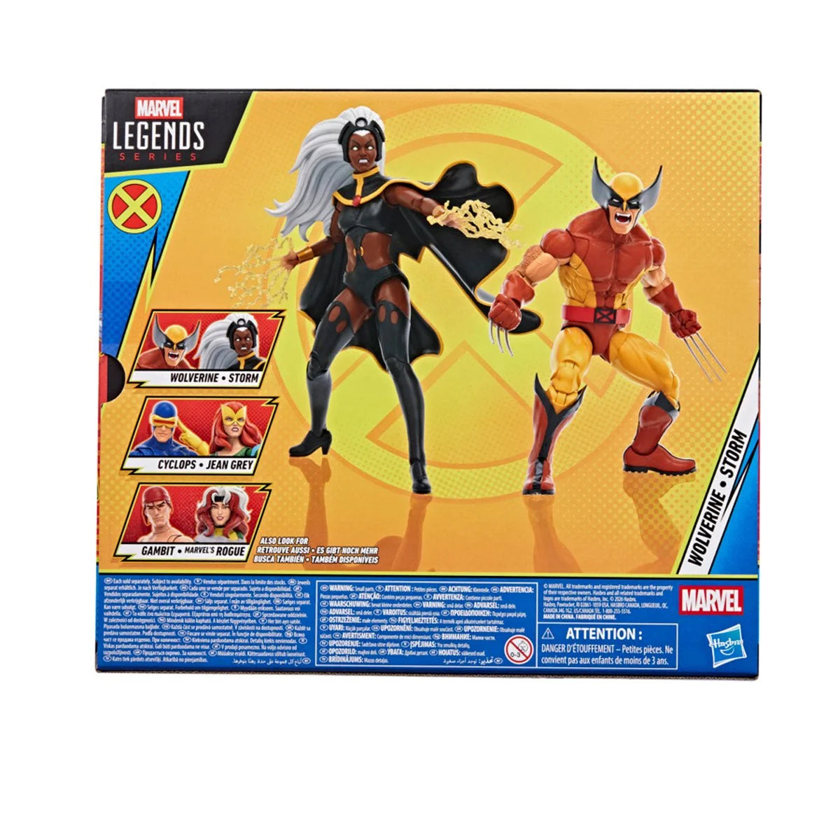 Marvel Legends - X-Men 97 Wolverine and Storm 6-Inch Action Figures