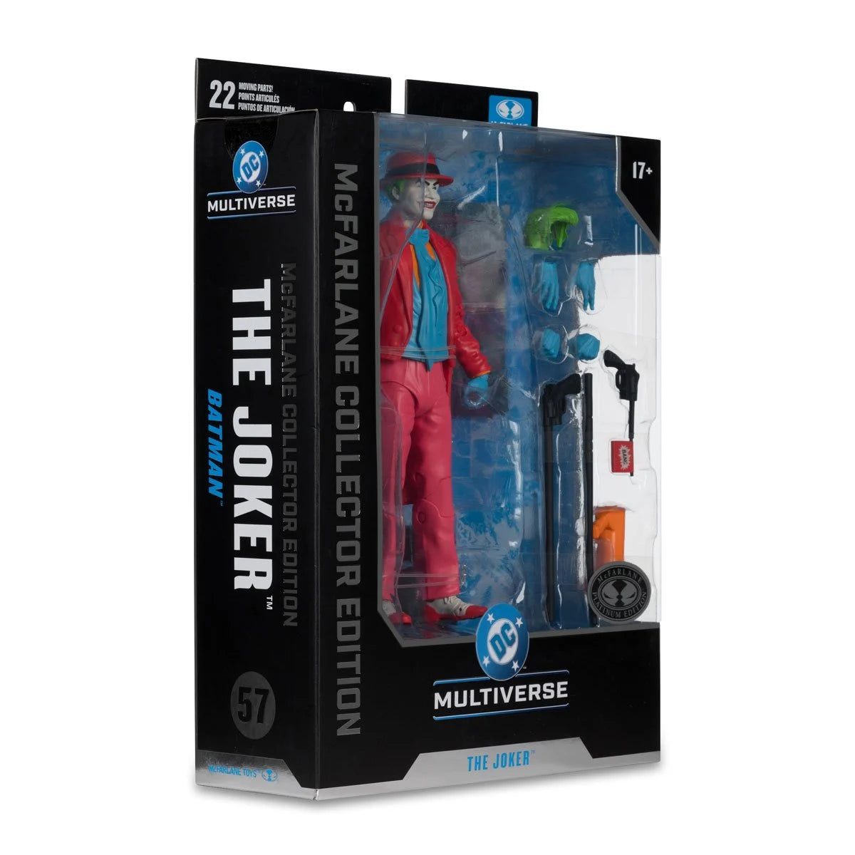 McFarlane DC -  The Joker (Batman) McFarlane Collector PLATINUM CHASE Edition #57 - Action Figure (PRE-ORDER MAY 2026)