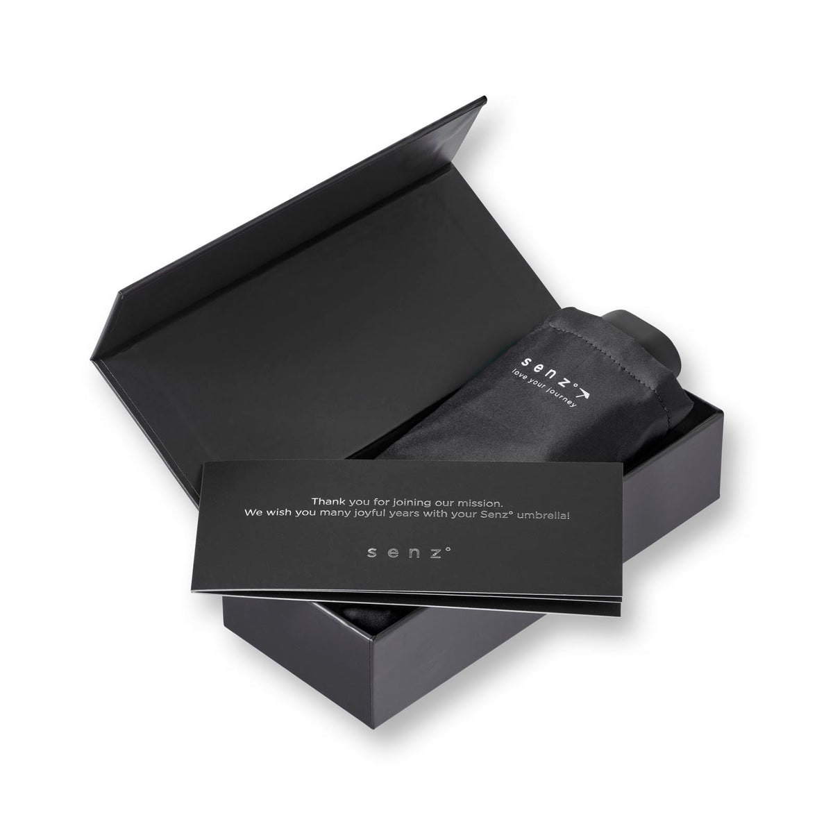 SENZ° Mini Automatic Foldable Storm Umbrella - Black