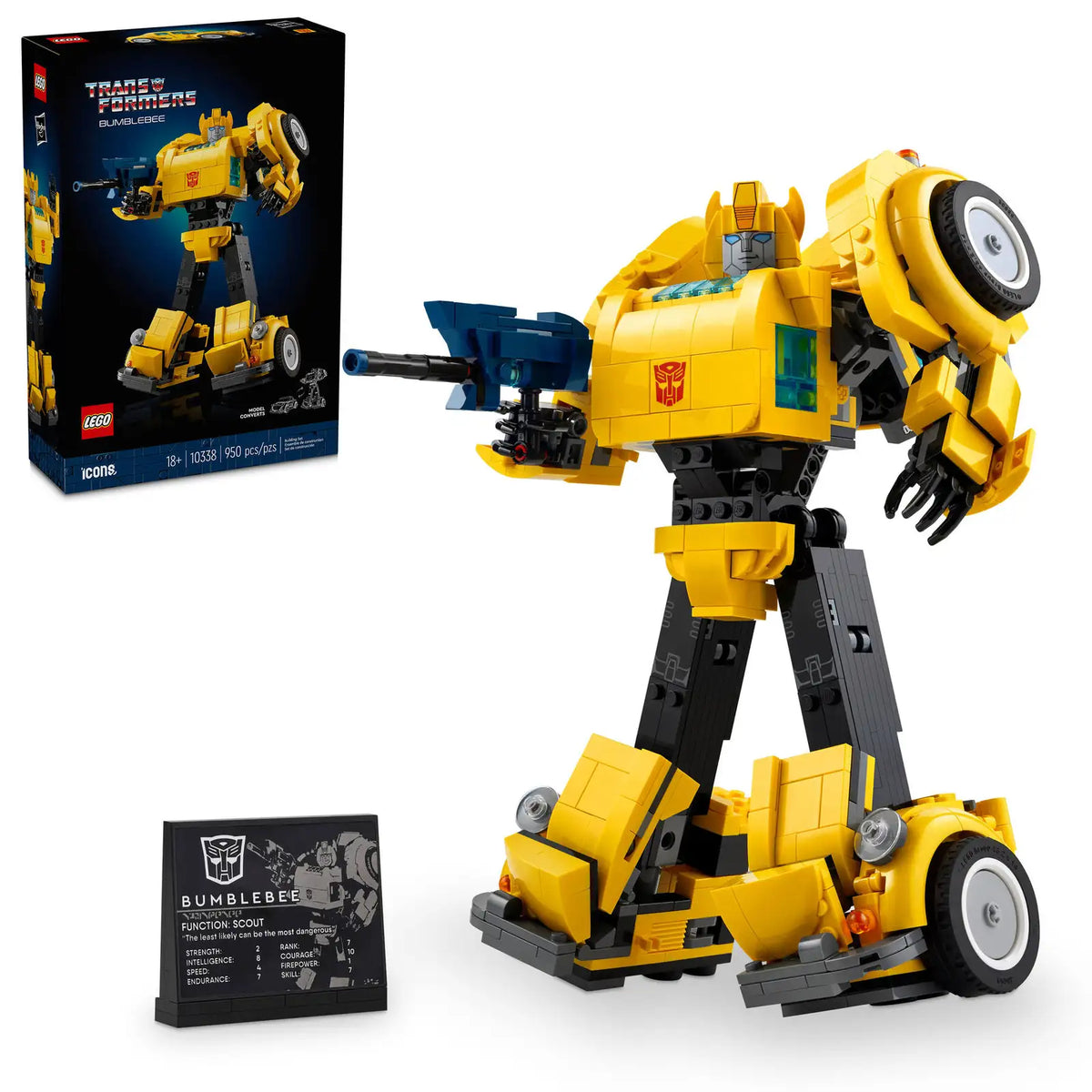 LEGO Icons - Bumblebee - Transformers - #10338 (Hard to Find)
