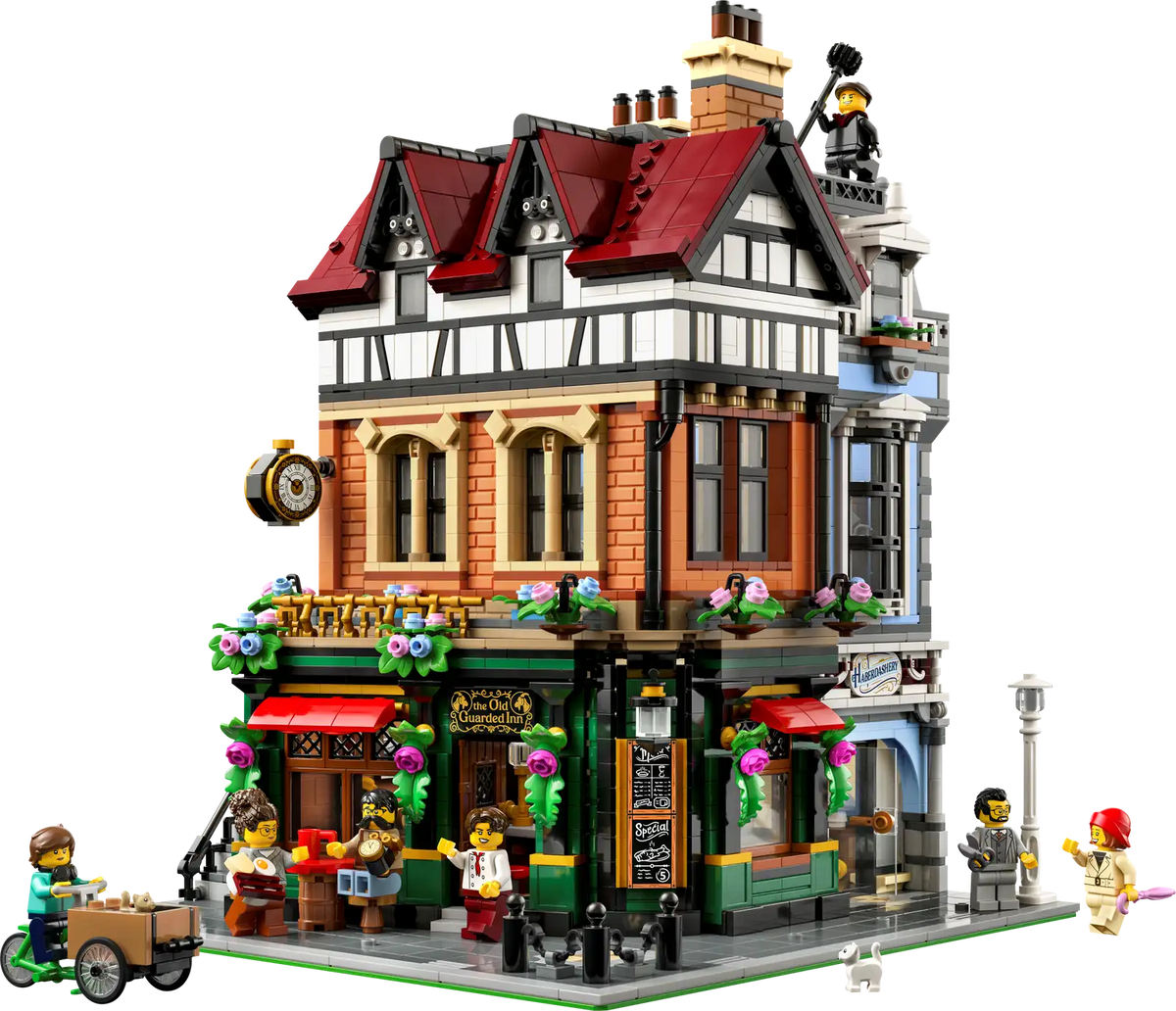 LEGO Icons – LEGO Tudor Corner #10350 + Bonus Corner Kiosk GWP #40757 (RETIRED)