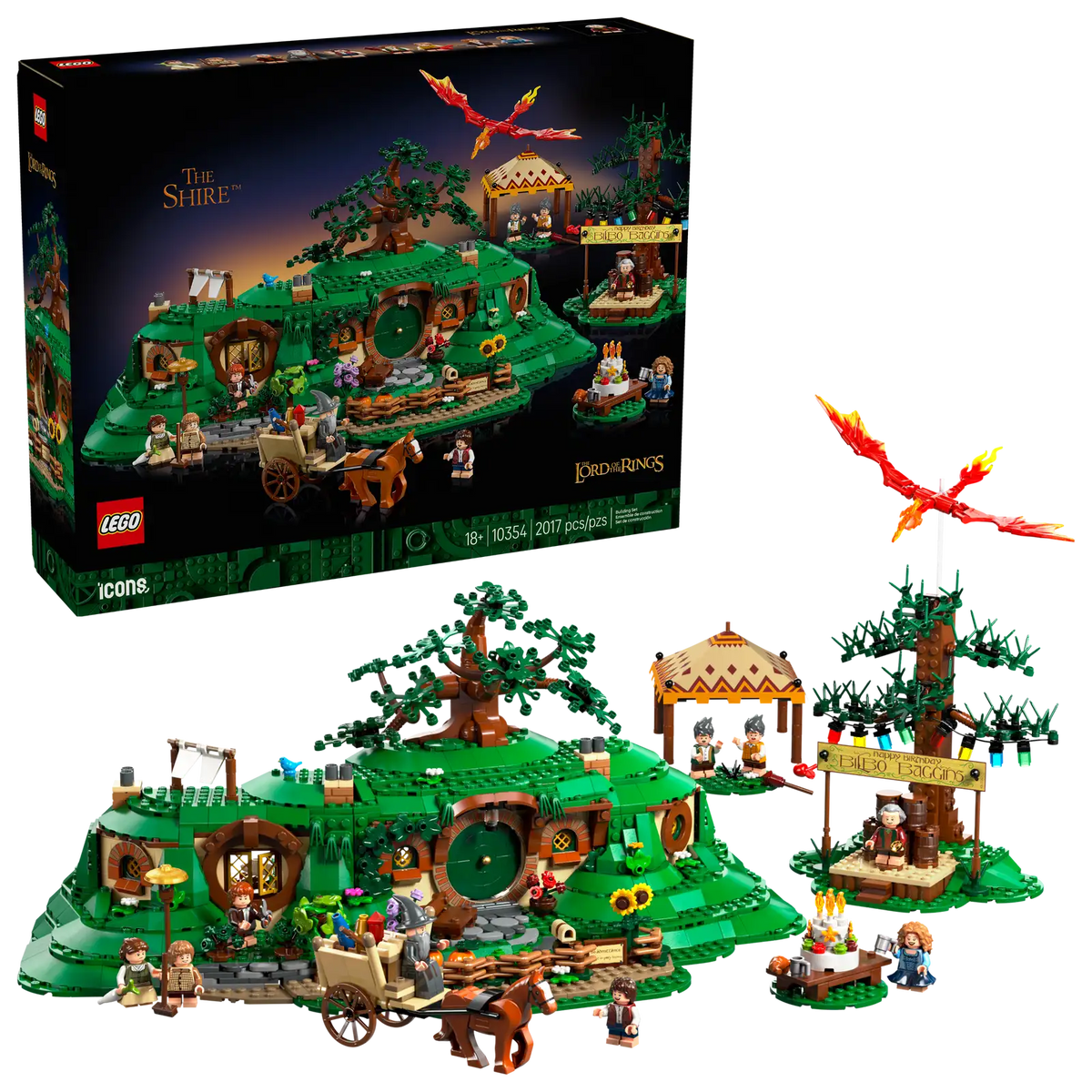 LEGO Icons – The Lord of the Rings: The Shire - #10354 + Sméagol™ & Déagol GWP #40761 (RETIRED)