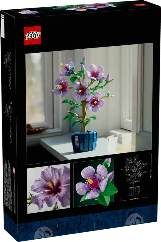 LEGO Botanicals - Hibiscus Flower Pot - DAMAGED BOX -#10372