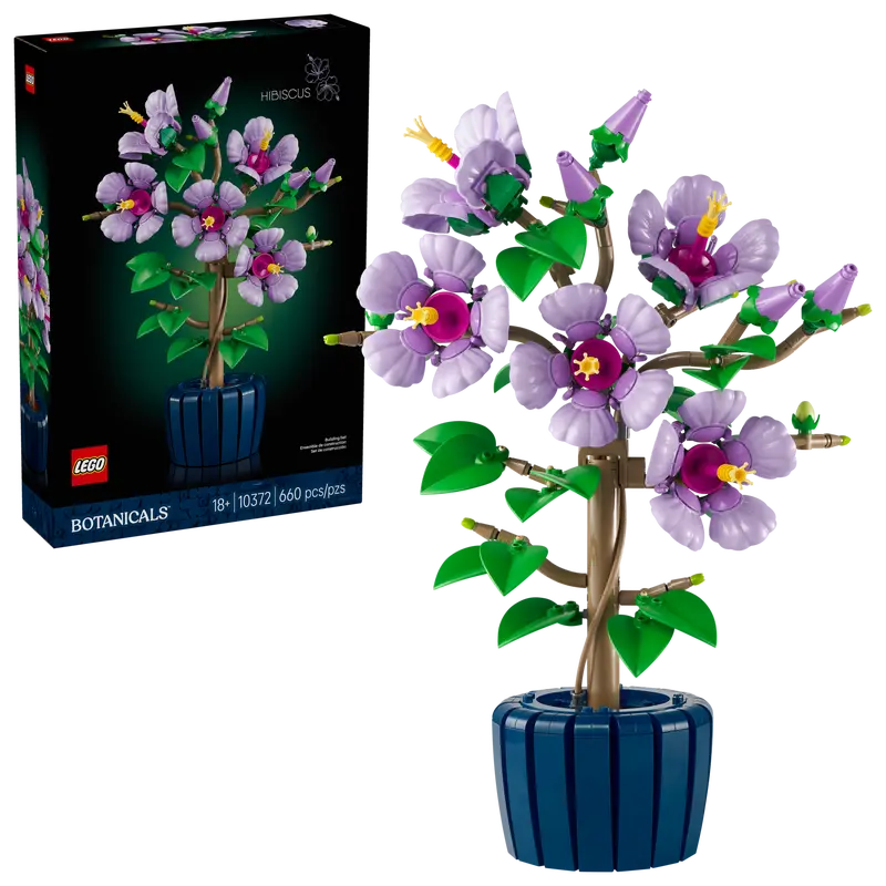 LEGO Botanicals - Hibiscus Flower Pot - DAMAGED BOX -#10372