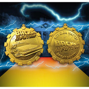 Back to the Future - 24k Gold Plated Stopwatch - Limited Edition Medallion - Limited to /1985