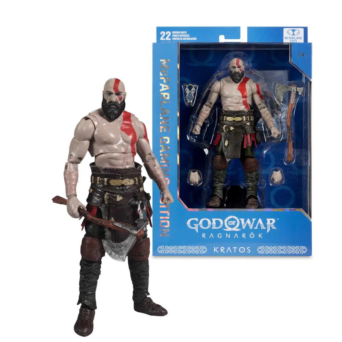McFarlane Gaming Edition - God of War: Ragnarök - Kratos - 7-Inch Action Figure