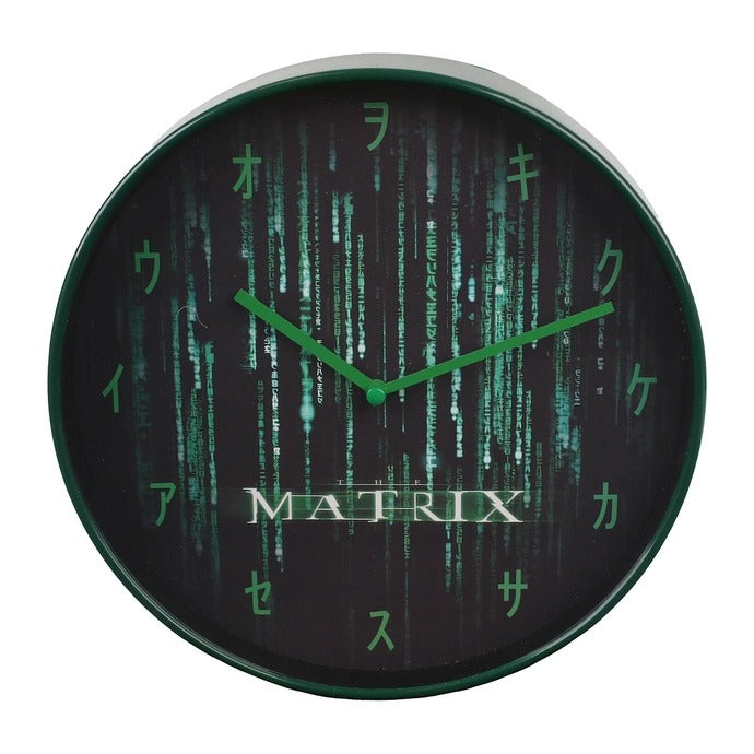 The Matrix - The Code Wall Clock - 10" Warner Brothers
