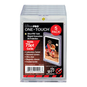 Ultra Pro - 75pt One Touch UV Magnetic Card Holder - 5 Pack