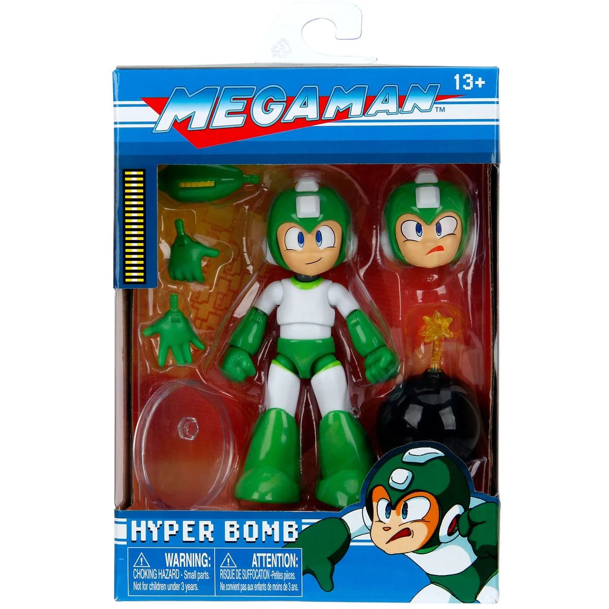 Jada Toys - Hyper Bomb Mega Man - Wave 2 -  4" Inch Action Figure 1/12 Scale