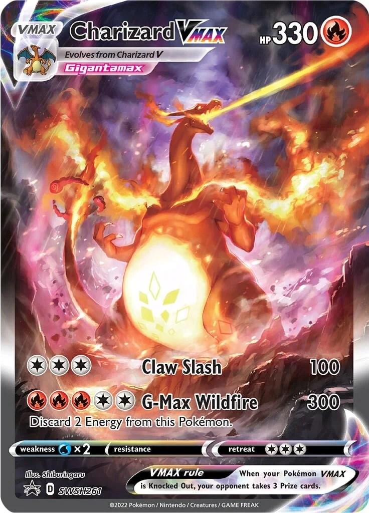 2022 Pokemon - Charizard Promo3 Card Set - #SWSH260, VMax #SWSH261, VStar #SWSH262 - Ultra Premium Collection - Ungraded Cards