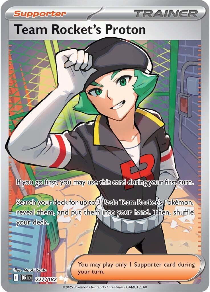 2025 Pokemon DRI-EN - Team Rocket's Proton #227  - Ungraded Raw Card