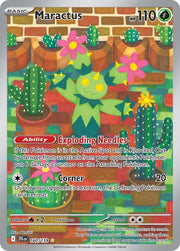 2025 Pokemon JTG-EN: − Maractus #160 − Journey Together Illustration Rare − Raw Ungraded Card