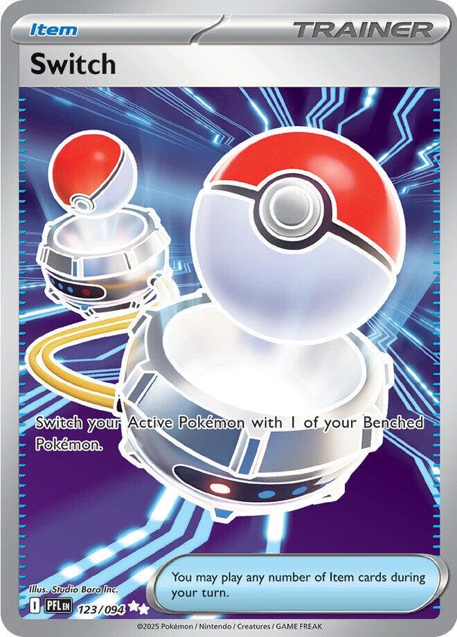 2025 Pokemon - Phantasmal Flames - Switch #123 -  PFL-EN - Raw Ungraded Card