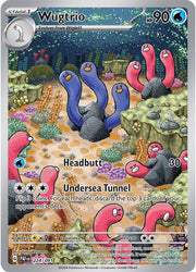 2023 Pokemon PAL-EN − Wugtrio #224 − Paldean Fates Illustration Rare − Raw Ungraded Card