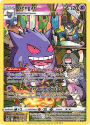 2022 Pokemon Sword & Shield − Gengar #TG06 − Lost Origin - Trainer Gallery Full Art − Raw Ungraded Card