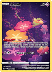2023 Pokemon Sword & Shield − Comfey #GG14 − Crown Zenith - Galarian Gallery Full Art − Raw Ungraded Card