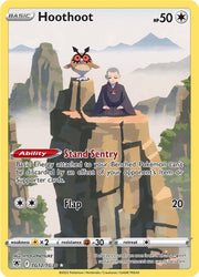 2022 Pokemon Sword & Shield − Hoothoot #TG12 - Astral Radiance Full Art − Raw Ungraded Card