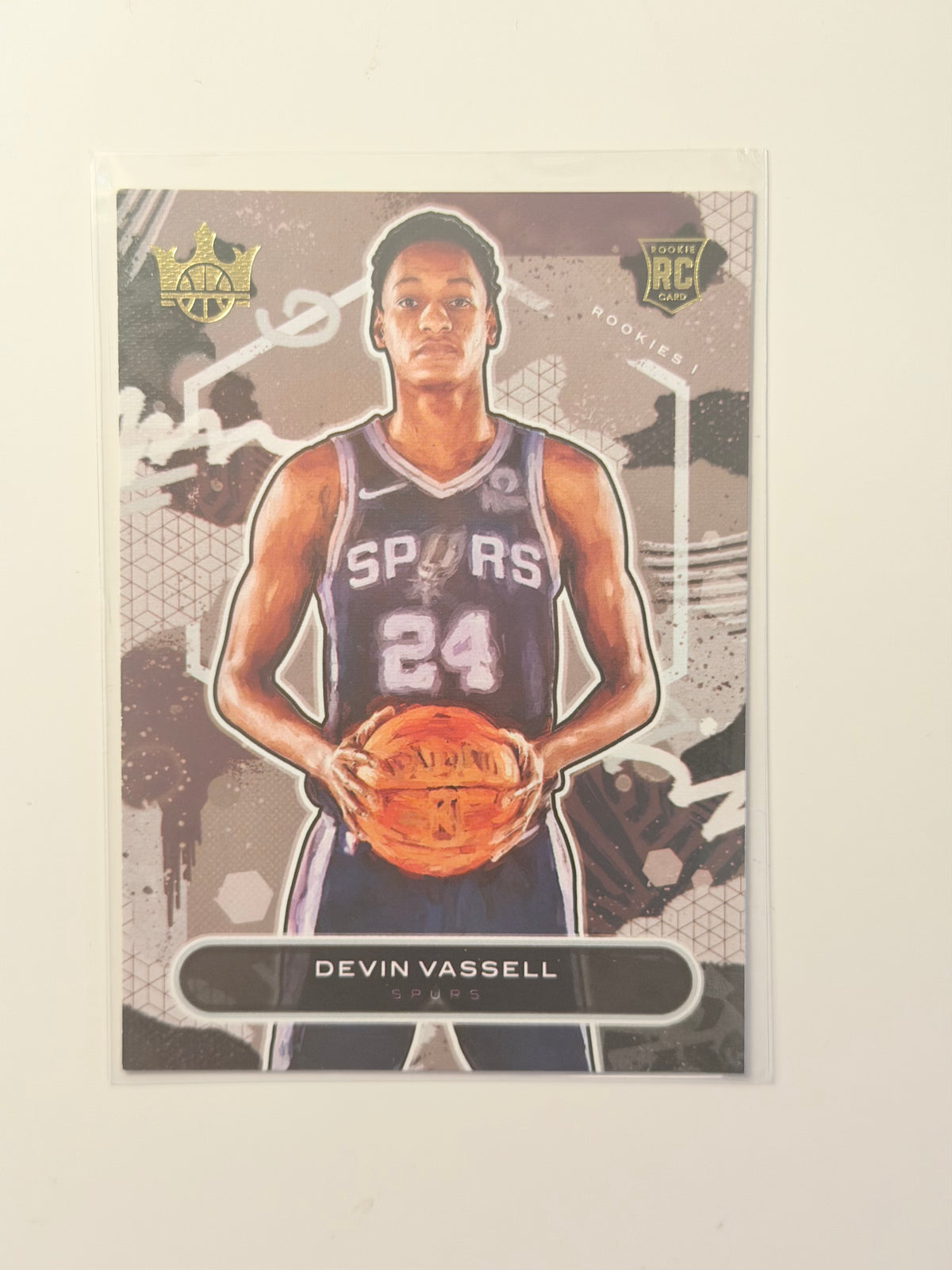 2020 Panini Court Kings — Rookies I - Devin Vassell - Rookies I Level 1 #83 - Raw Ungraded Card