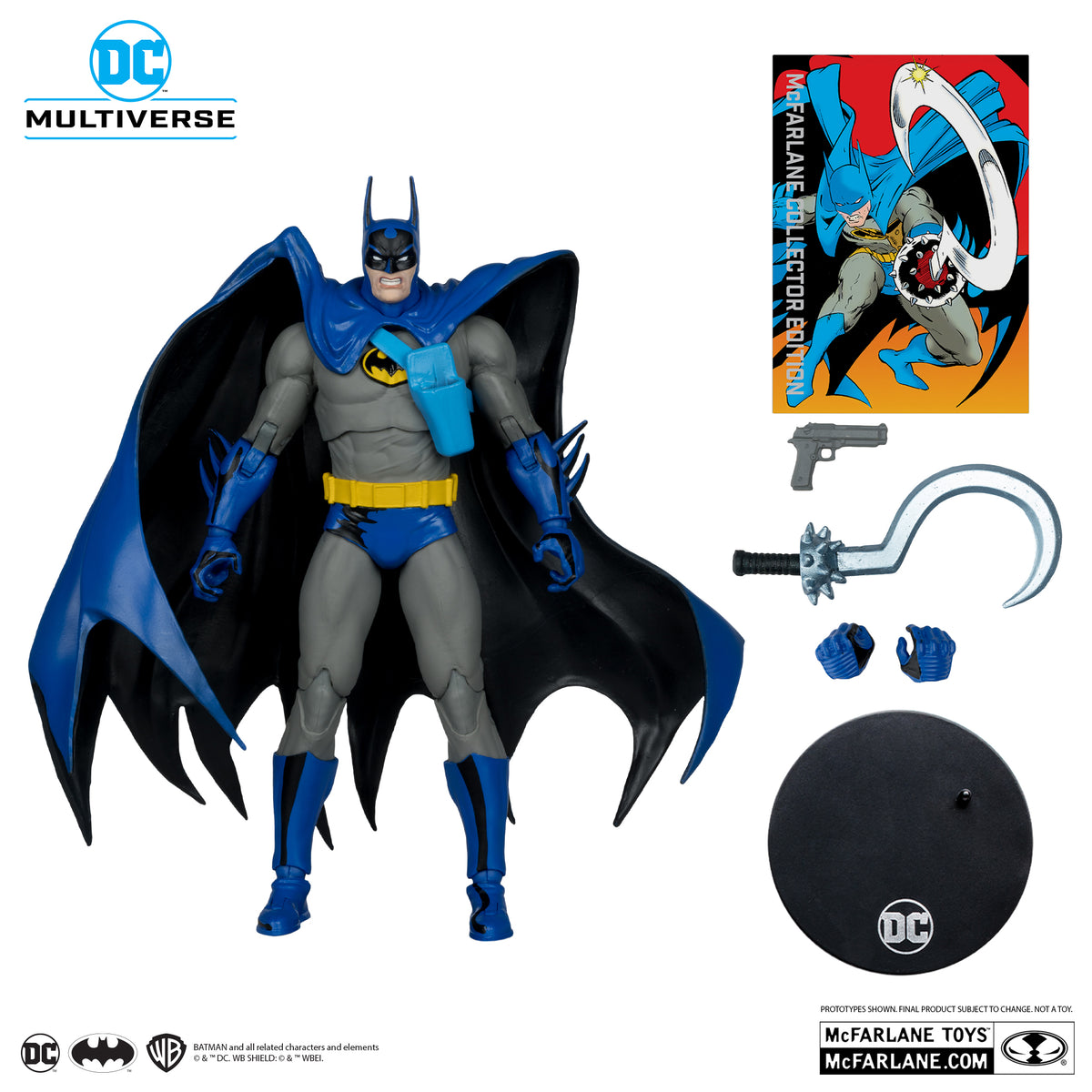 DC Collector Edition - #34 Batman - CHASE Platinum Edition - Year Two Version 7-Inch Scale - McFarlane