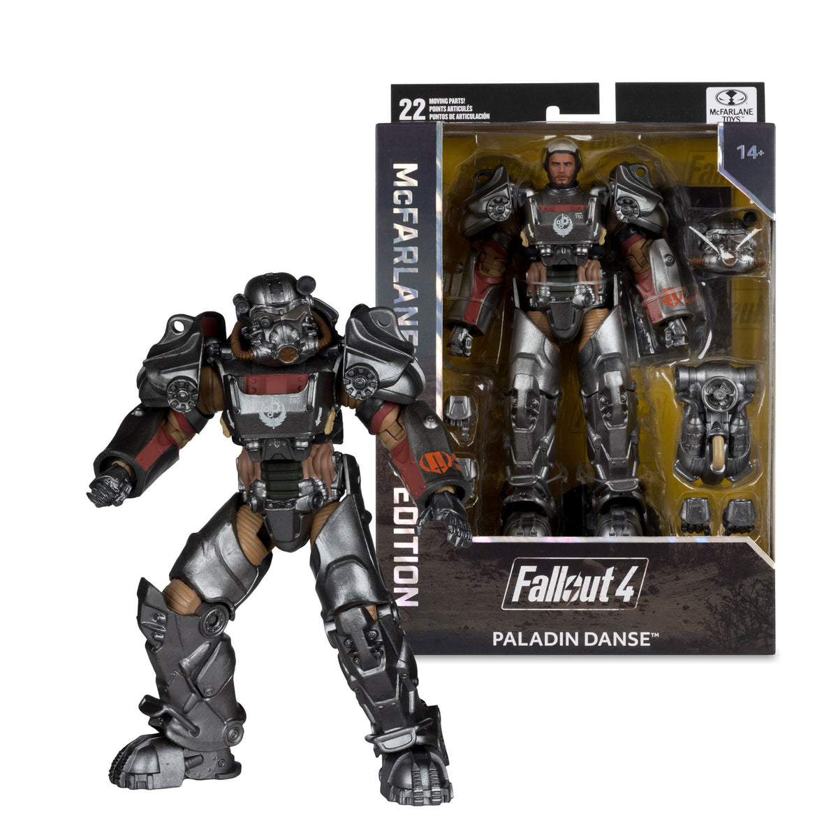 McFarlane Gaming Edition - Fallout 4 T-60 Paladin Danse - 7-Inch Scale Action Figure