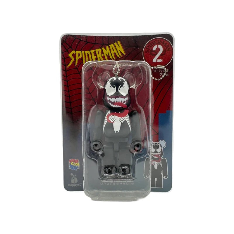 Medicom Bearbrick - Venom #2  - Spider-Man Keychain - Japan Lottery Exclusive 100% (Copy)