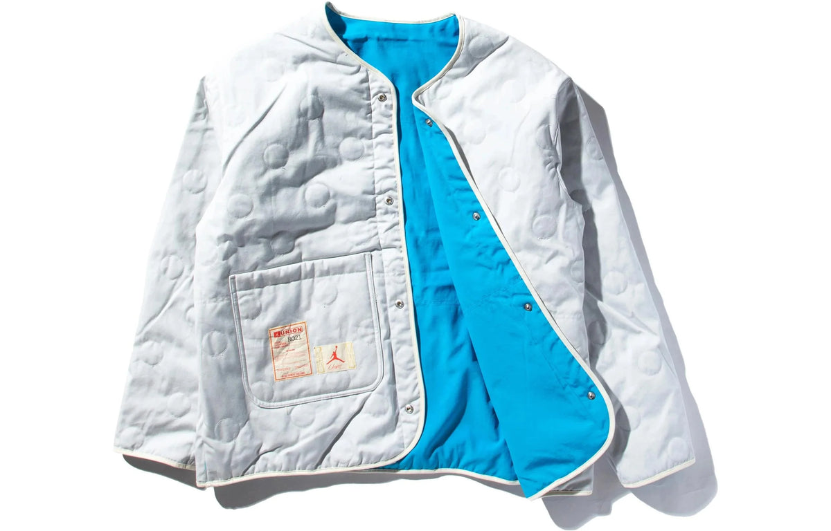 Union LA x Air Jordan Reversible Liner Jacket "Equator Blue/Photon Dust" - DJ9518-482 (2022)