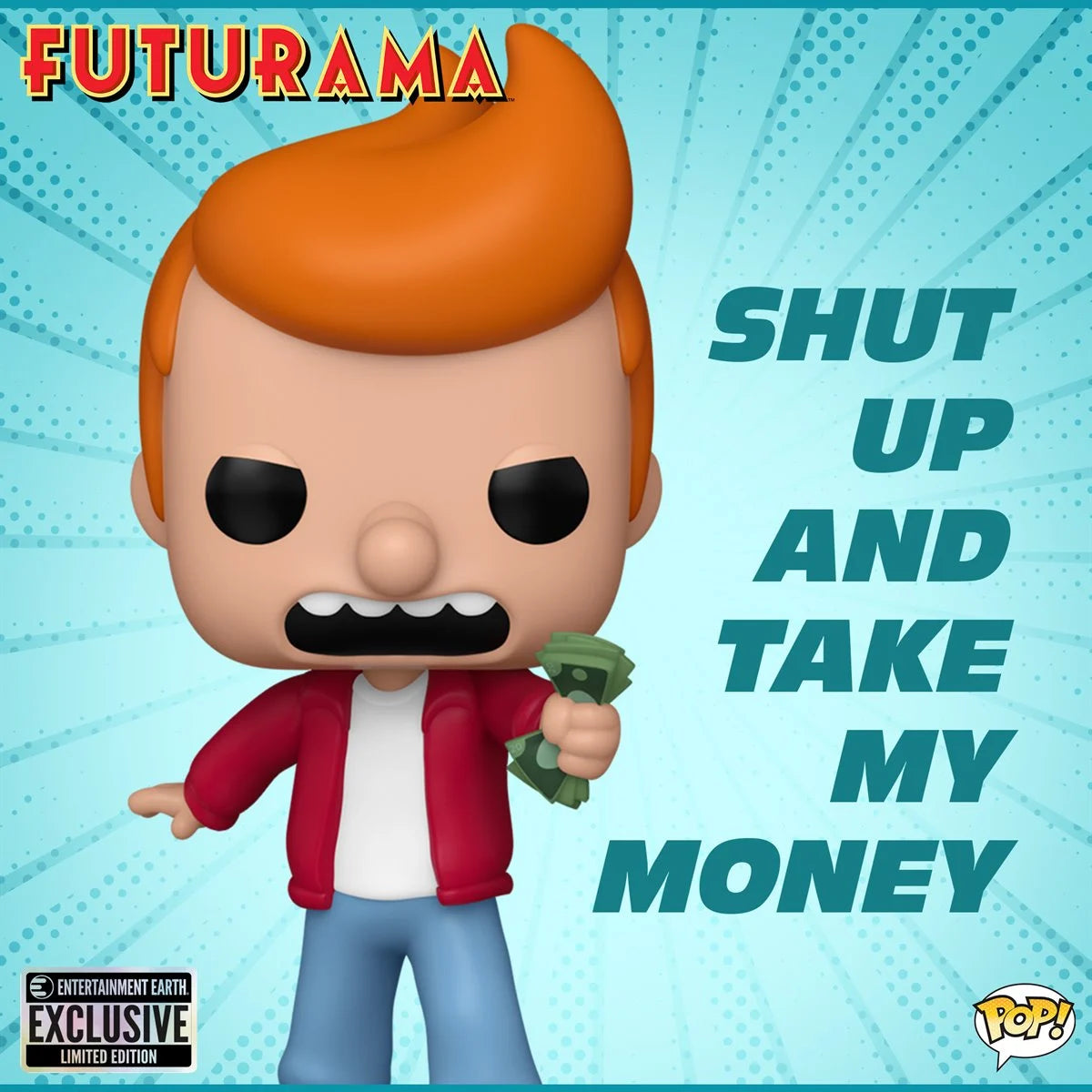 Funko Animation - Futurama Philip J. Fry Meme #1782 - Entertainment Earth Exclusive