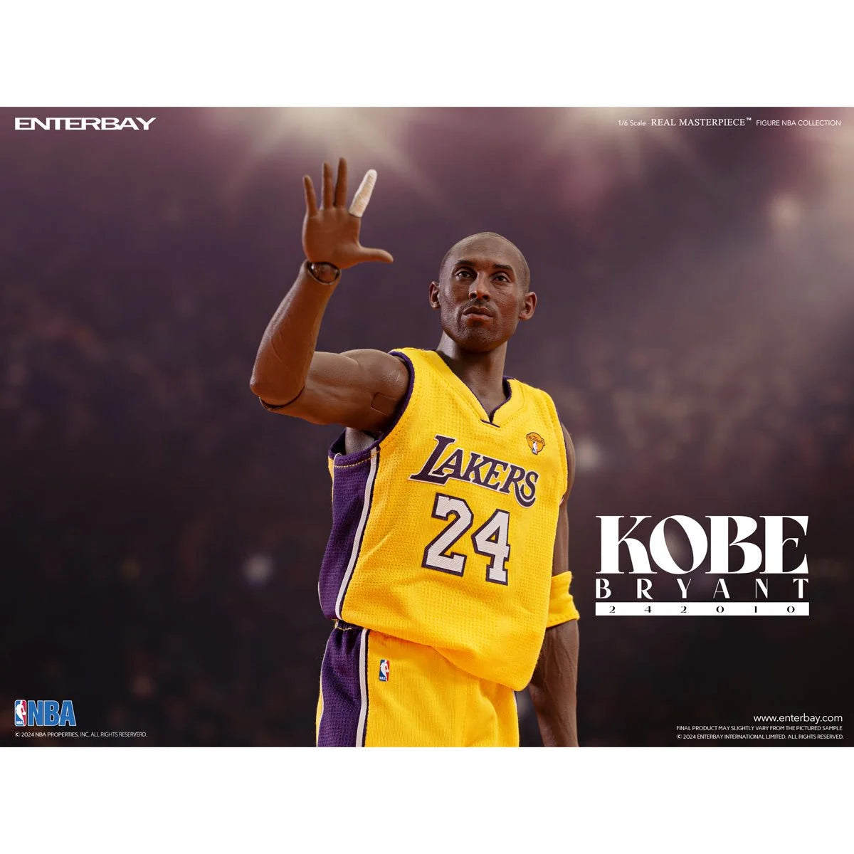 Real Masterpiece - Kobe Bryant 242010 - 1:6 Action Figure - NBA Los Angeles Lakers  - Enterbay