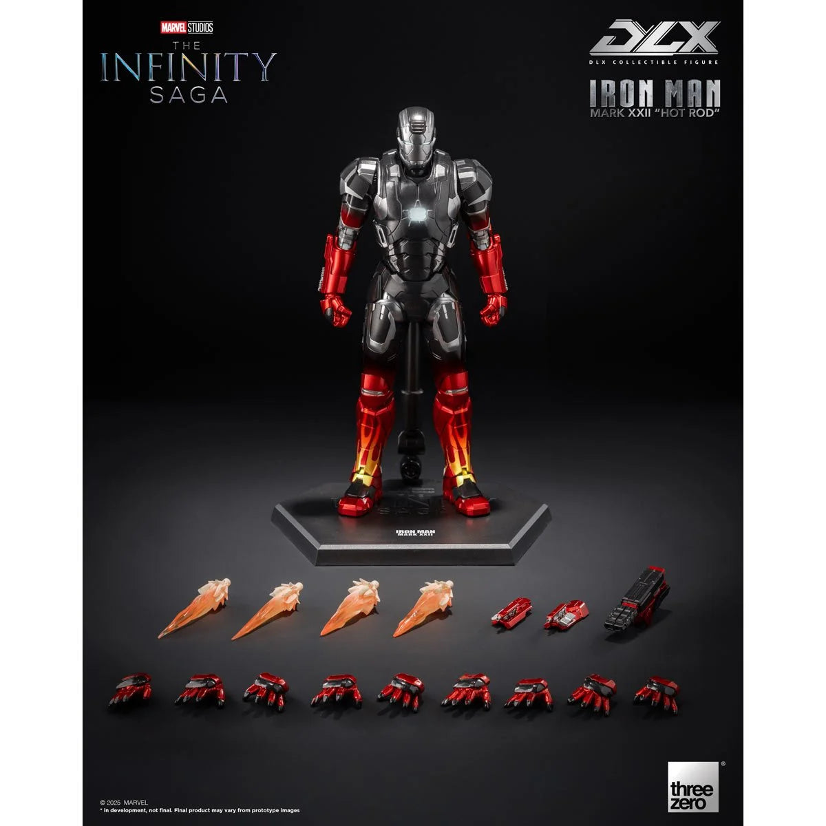Marvel Studios DLX - Iron Man Mark 22 Hot Rod - 1:12 Scale Action Figure (PRE-ORDER AUGUST 2025)