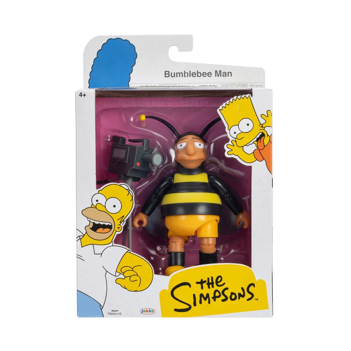 The Simpsons - 5" Action Figure Wave 4 - Jakks Pacific - Complete Set of 4