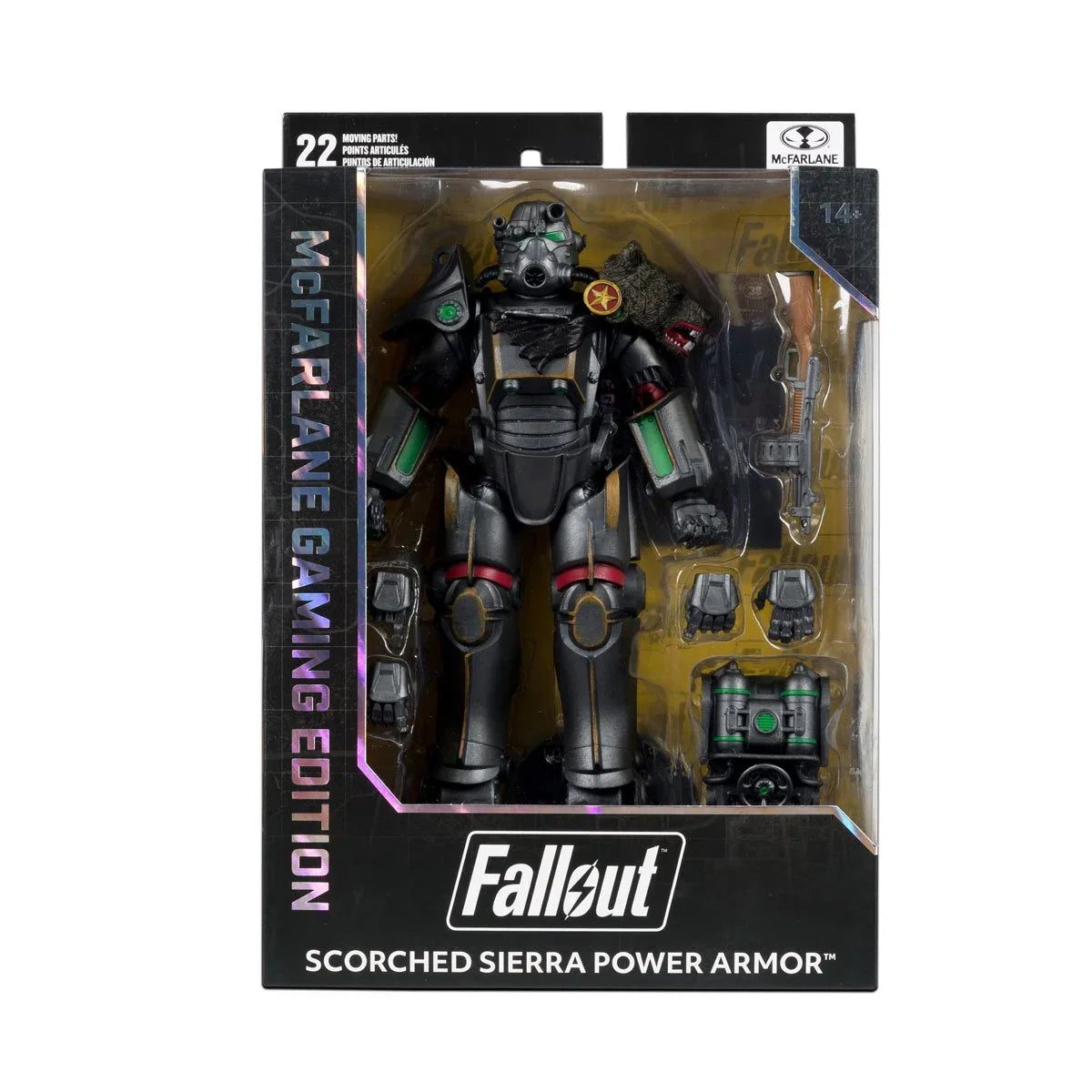 McFarlane Gaming Edition - Fallout Scorched Sierra Power Armor Wave 2 - 7-Inch Scale Action Figure
