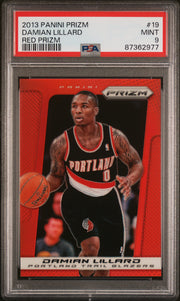 Damian Lillard PSA 9 Front - Cert #87362977