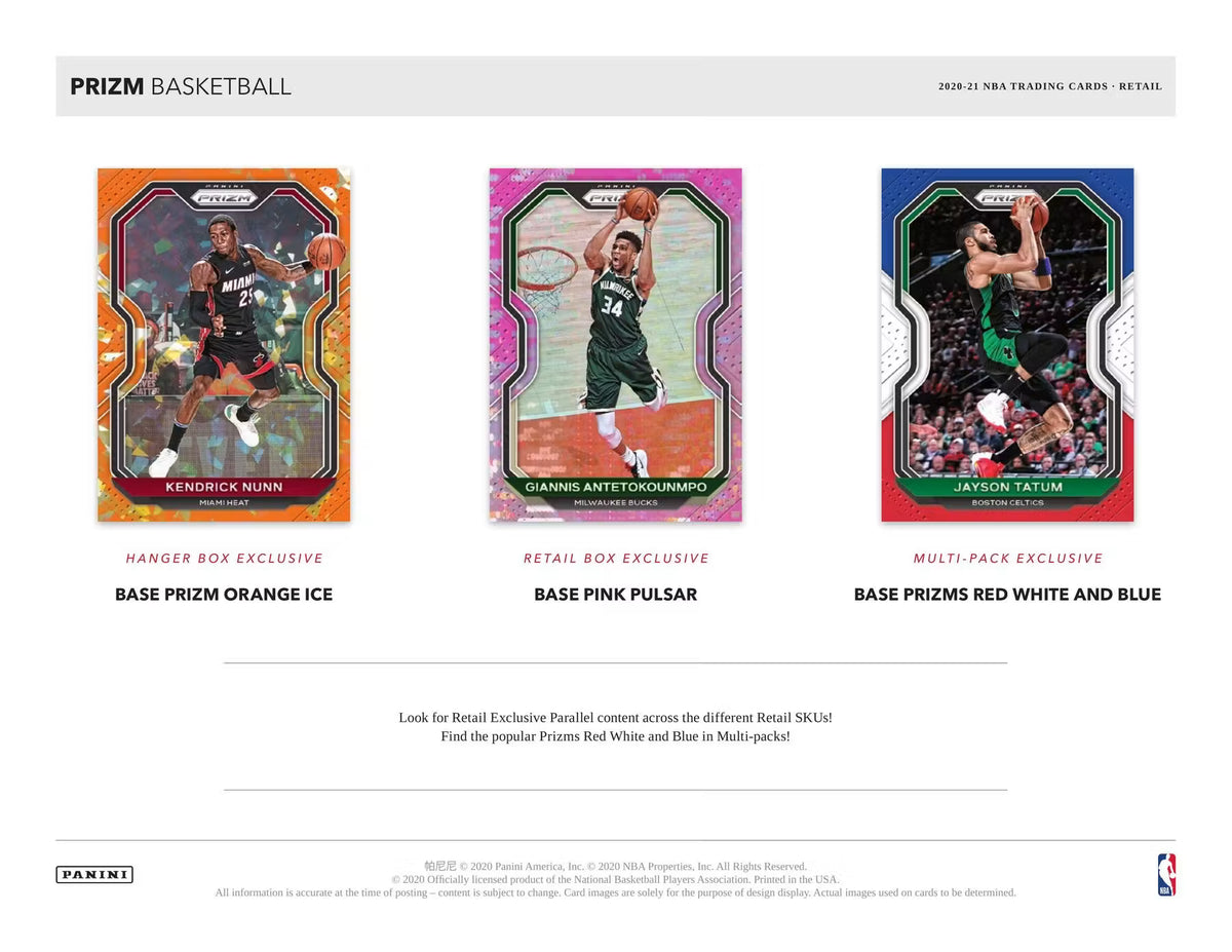 2020-21 Panini Prizm Basketball Retail Box (Anthony Edwards Rookie Year + More)