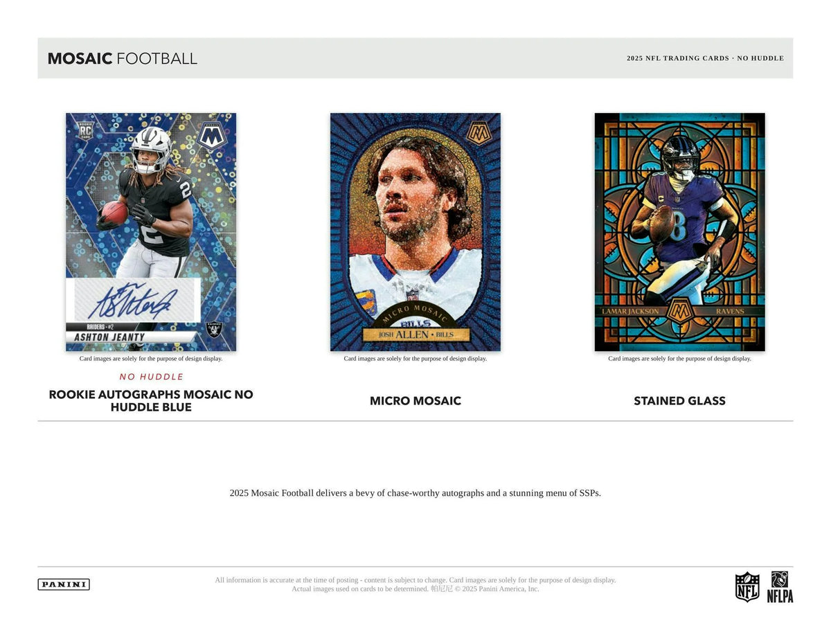 2025 Panini Mosaic Football Hobby Box