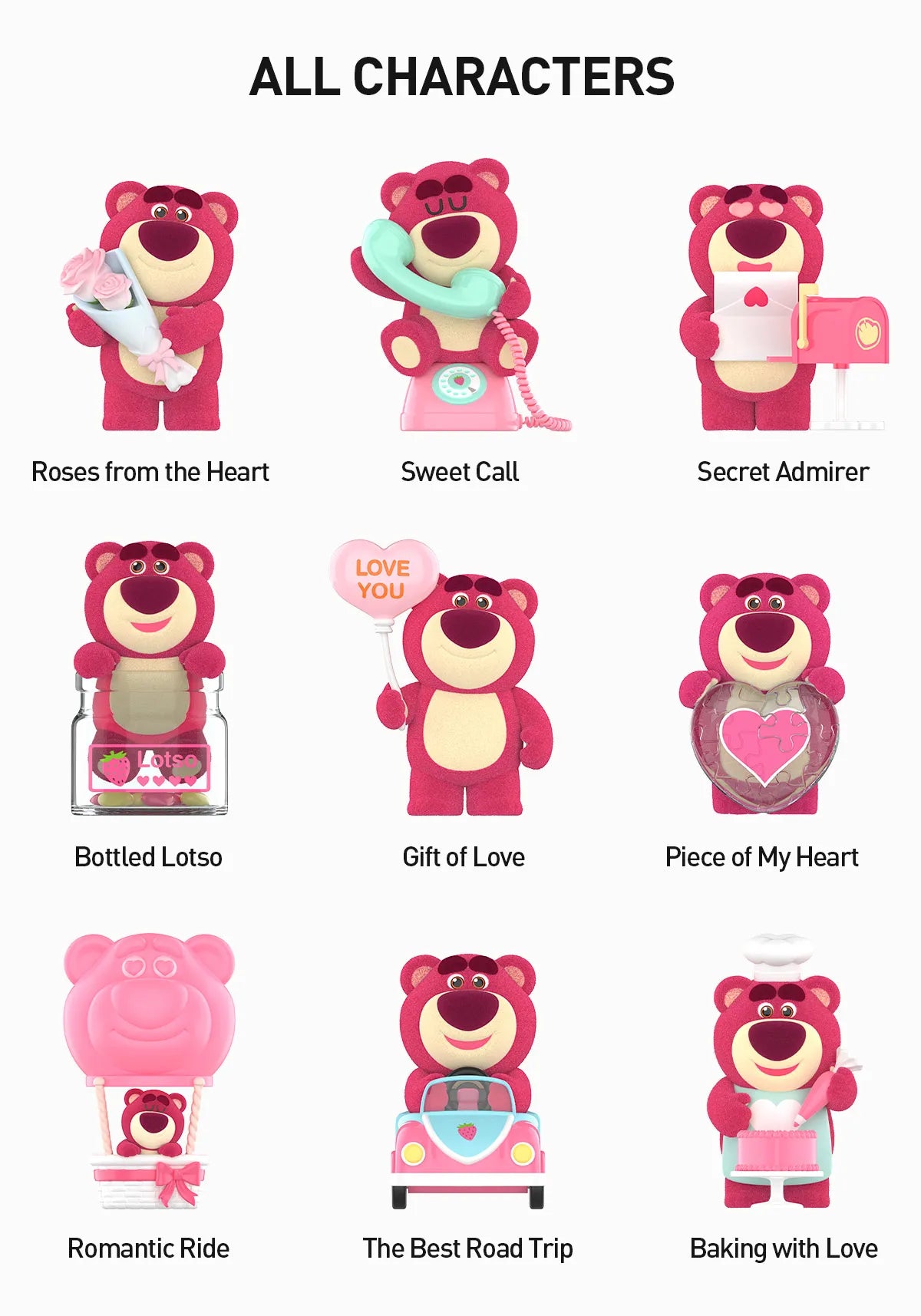 Pop Mart - PICK YOUR FIGURE - Disney/Pixar Lotso Wondrous Rendezvous - Toy Story