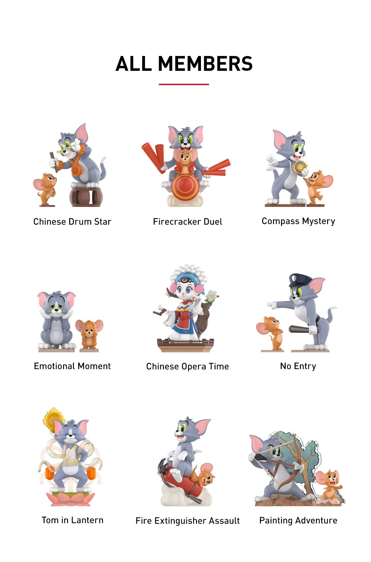 Pop Mart - PICK YOUR FIGURE - Tom & Jerry: Forbidden Compass Series Figures