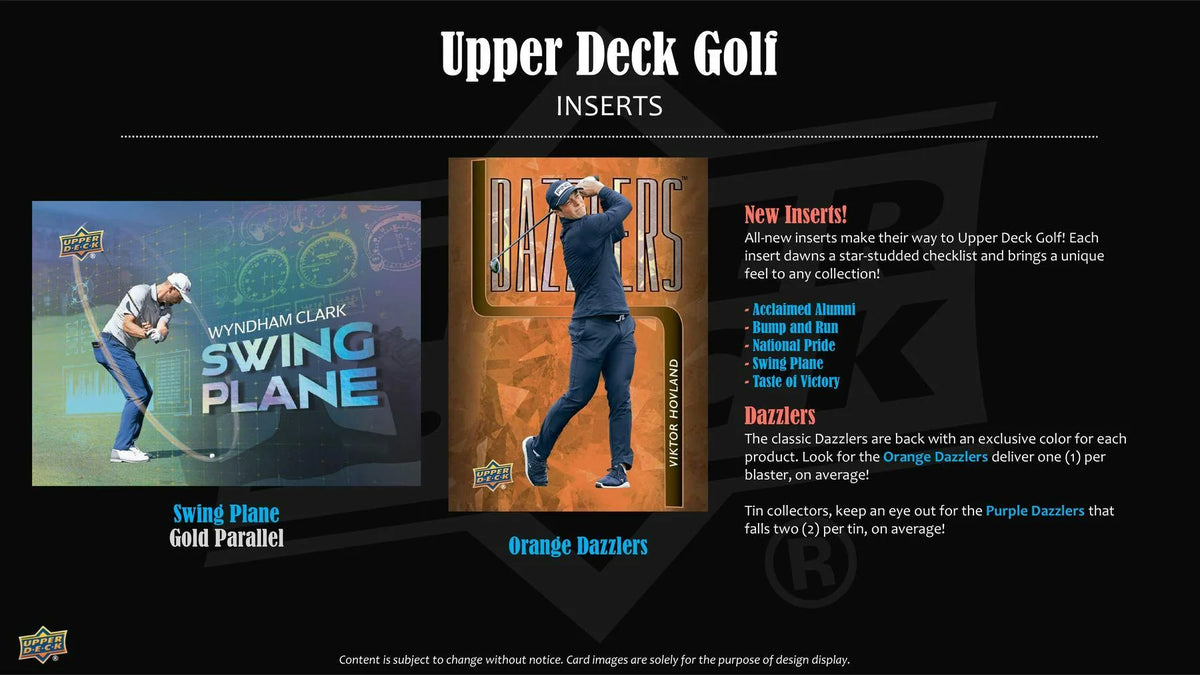 Upper Deck Golf Trading Card Blaster Box 2-Pack
