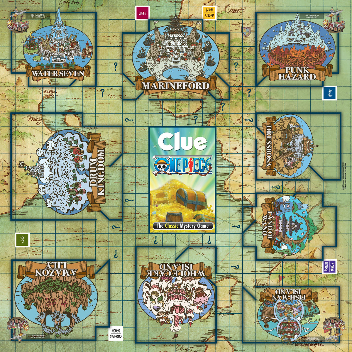 CLUE - One Piece - Board Game