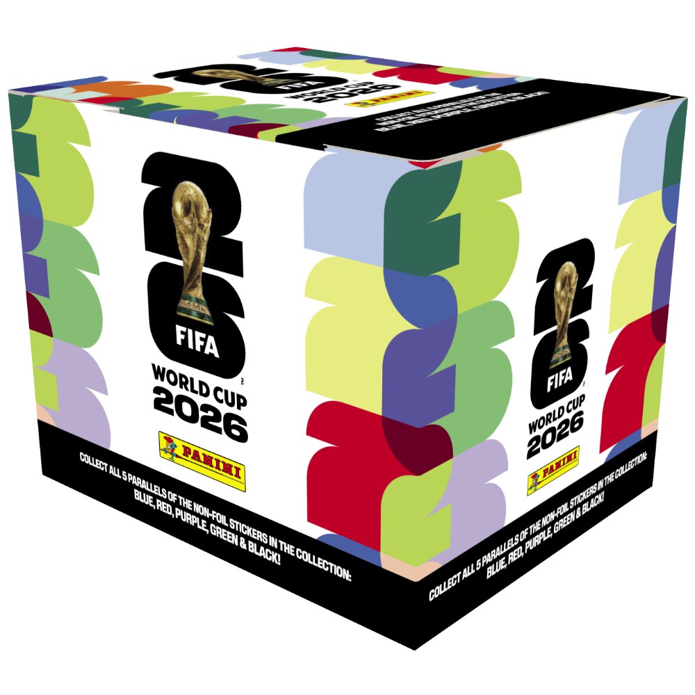 2026 Panini FIFA World Cup Soccer - Sticker Sealed Box of 50 Packs (350 Stickers)