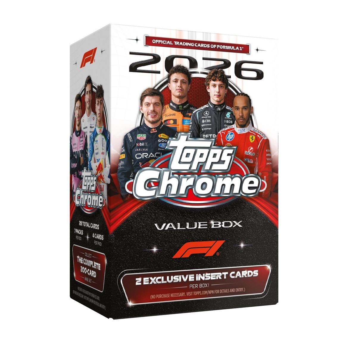 2026 Topps Formula 1 Chrome Racing Value Box