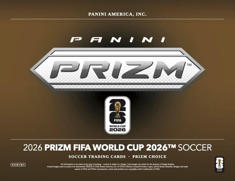 2026 Panini Prizm Choice World Cup Soccer Hobby Box