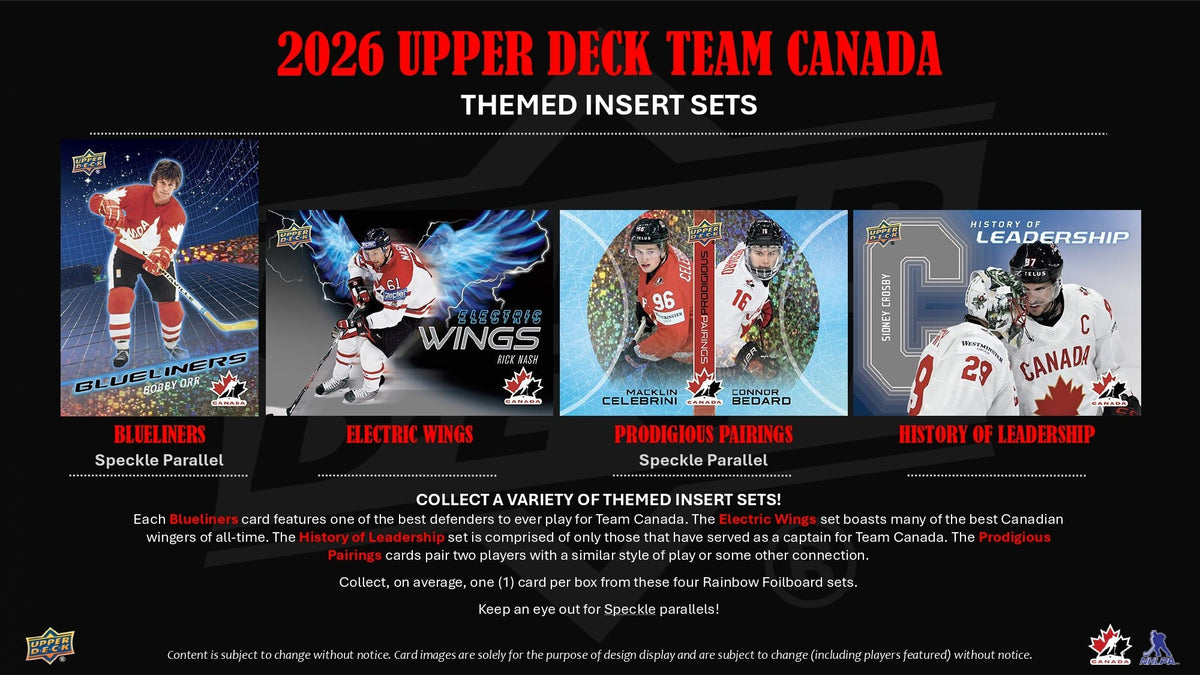 2026 Upper Deck Team Canada Hockey Blaster Box