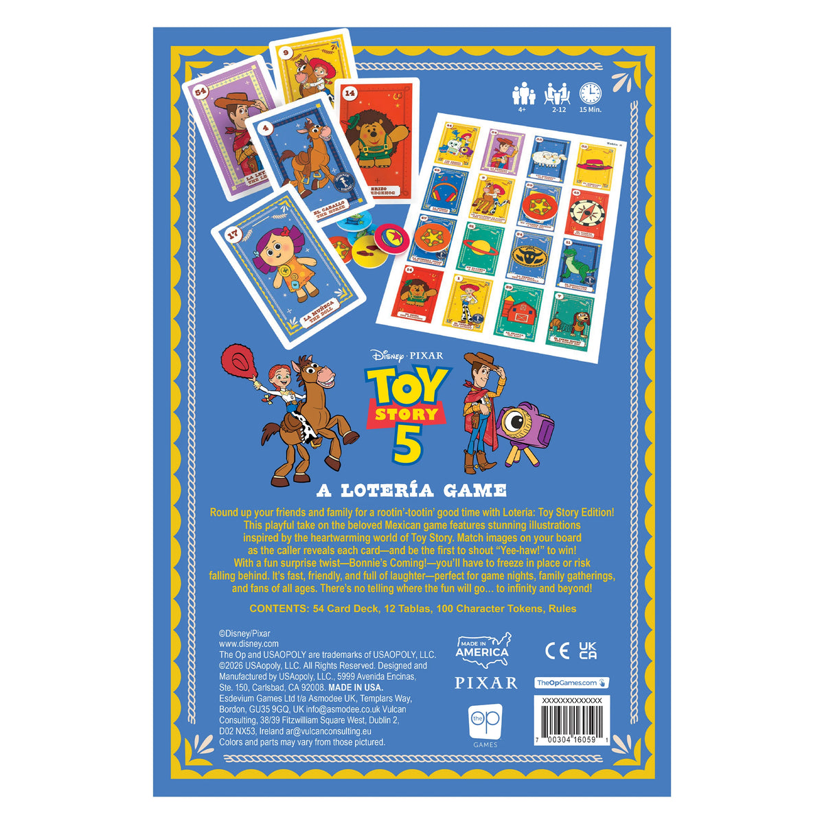 Lotería: Toy Story 5 Board Game - Hobby Exclusive