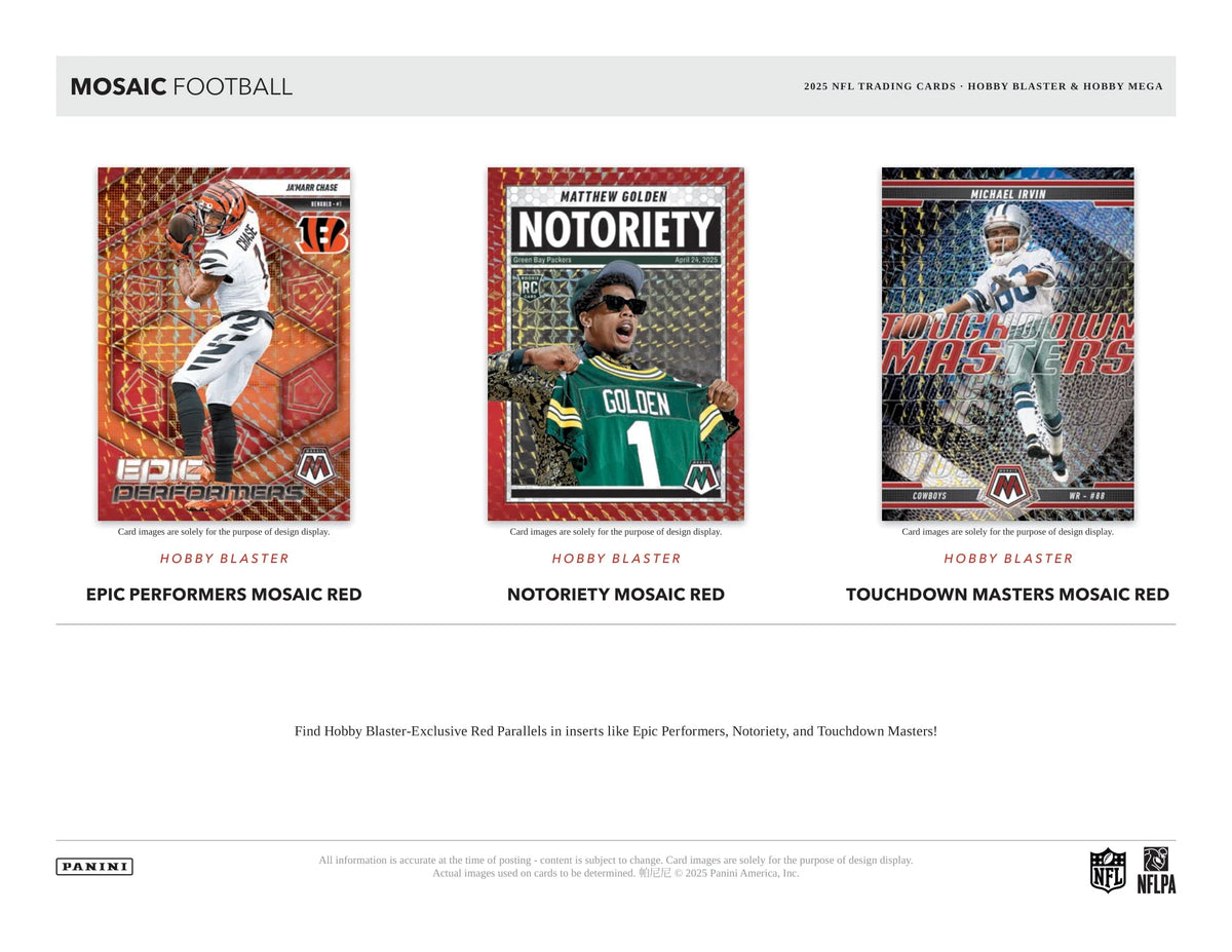 2025 Panini Mosaic Football Hobby Mega Box
