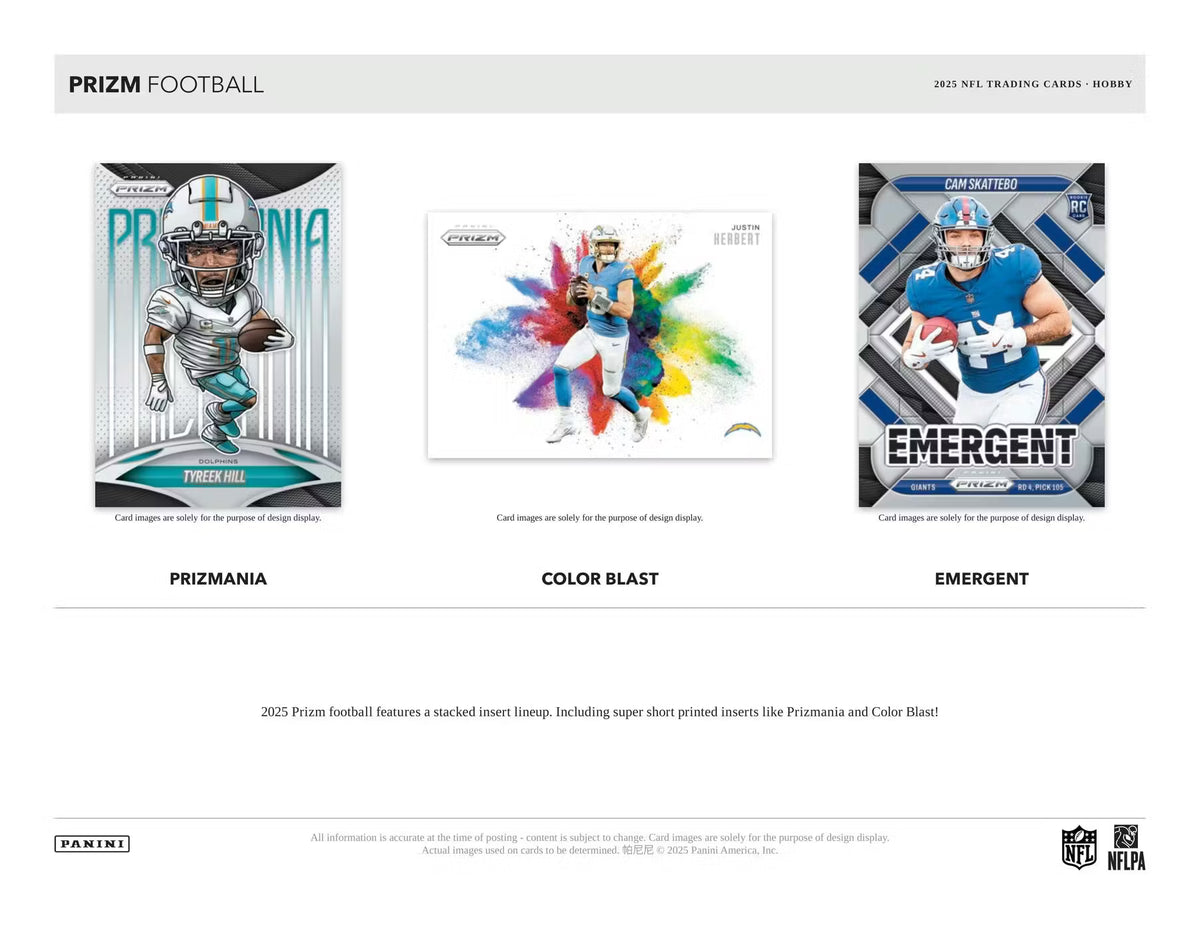 2025 Panini Prizm Football Hobby Box