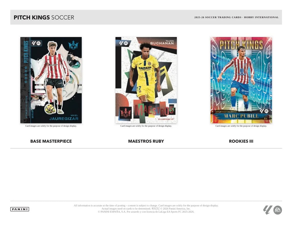 2026 Panini Pitch Kings Soccer International Hobby Box