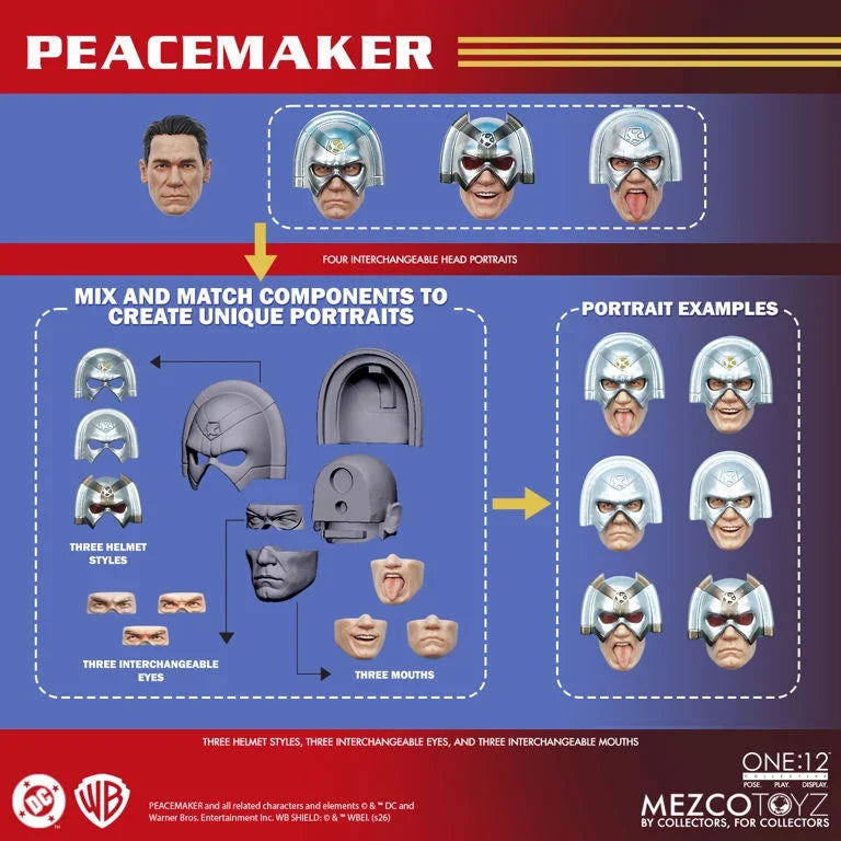 Mezco One:12 Collective Peacemaker Action Figure (PRE-ORDER APRIL 2027)