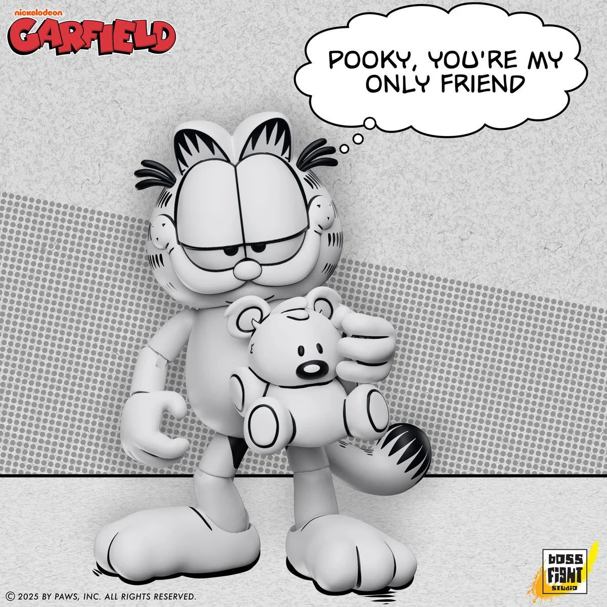 Garfield - Black and White Daily Comic Strip Action Figure - Entertainment Earth Exclusive (PRE-ORDER LATE JUNE 2026)